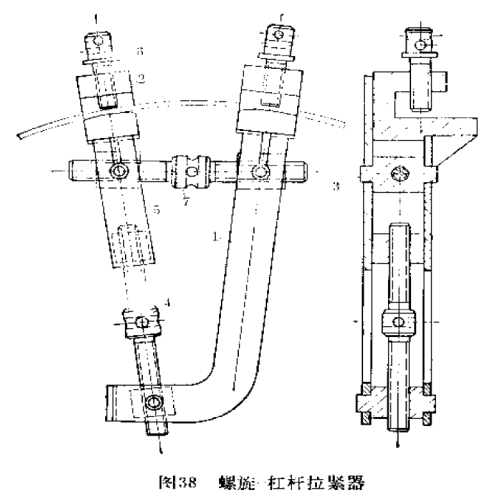 螺旋-杠杆拉紧器
