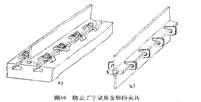 防止丁字梁角变形夹具